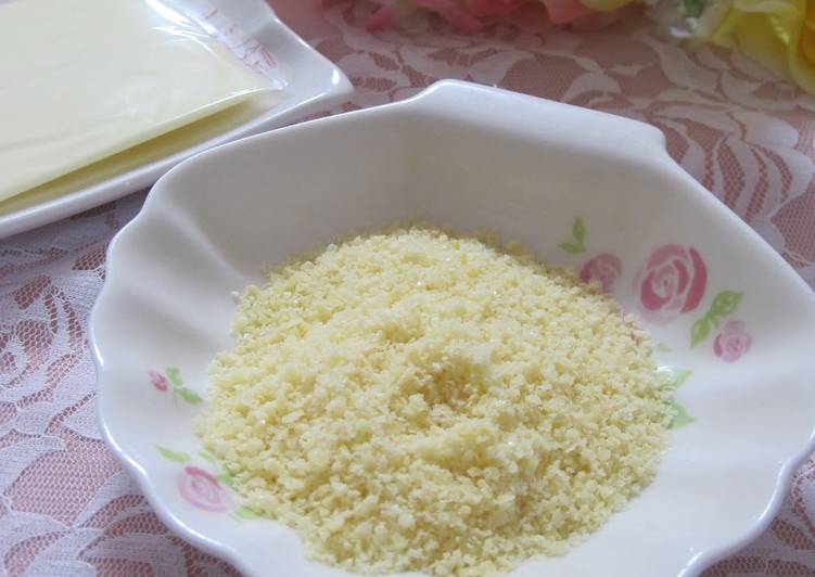 Parmesan from Sliced Cheese Recipe by cookpad.japan Cookpad