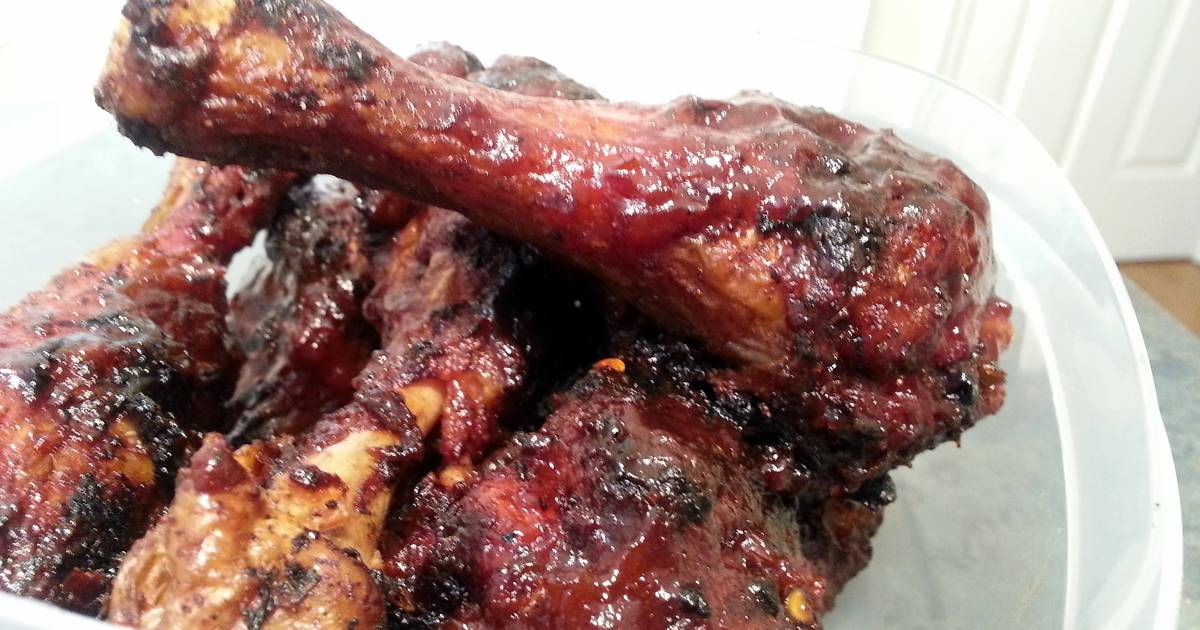 Habanero Pineapple BBQ sauce (Goes great with Chicken and Pork) Recipe