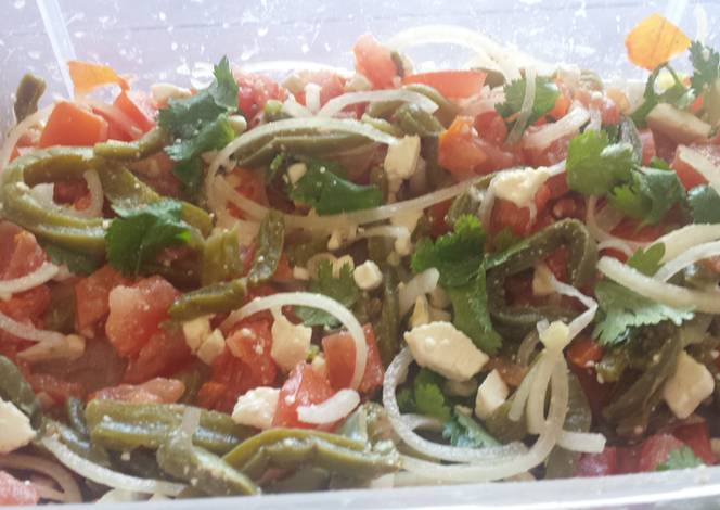 Resep Cactus salad