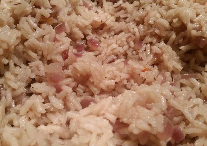 Resep Red Onion Rice Pilaf