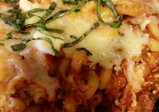 Resep Baked Ziti with Sausage