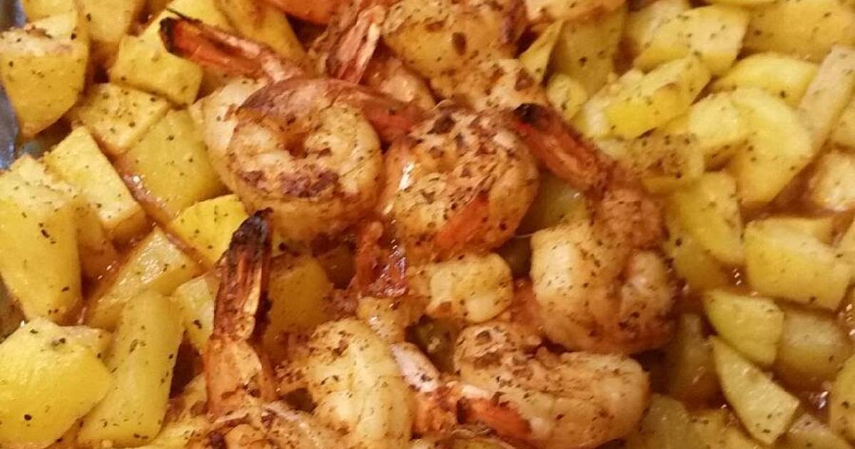 Steak House Shrimp And Potatoes Recipe By Modelmom Cookpad 