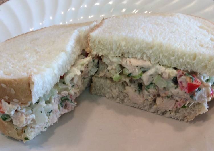 The Best Chicken Salad Sandwich Recipe By Jill C Fedeli Cookpad 9084