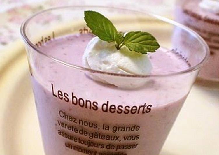Healthy Blueberry Yogurt Mousse Recipe by cookpad.japan Cookpad