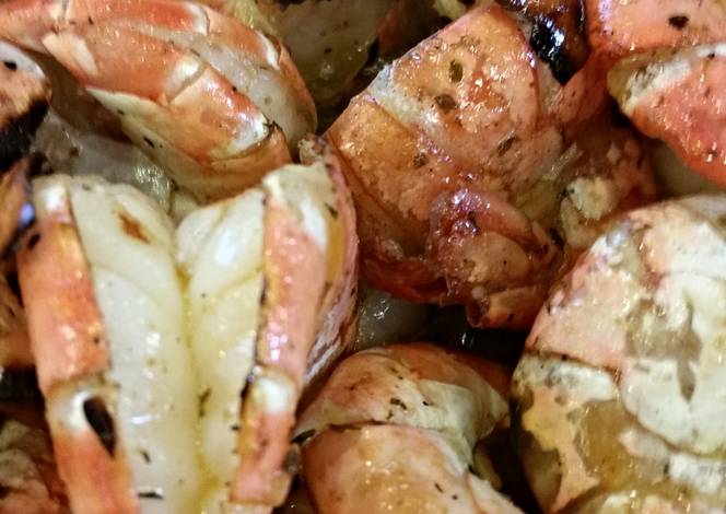 Resep Shrimps in the Half Shell