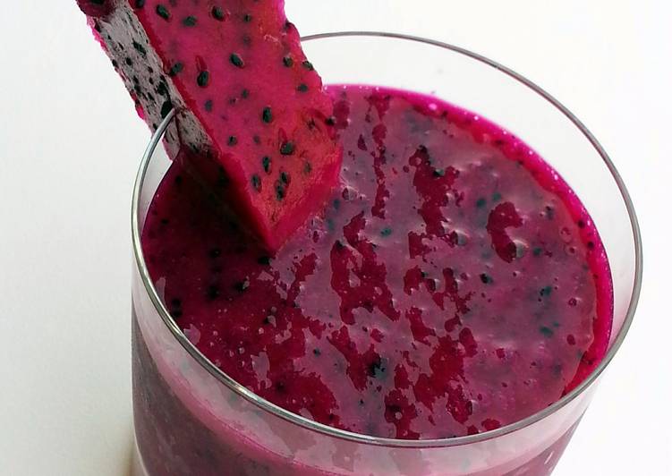 Dragon Fruit Juice Recipe by Lee Goh Cookpad