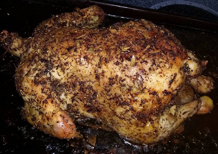 Rotisserie Style Dry Rub Chicken Recipe by Tyler Cook Cookpad