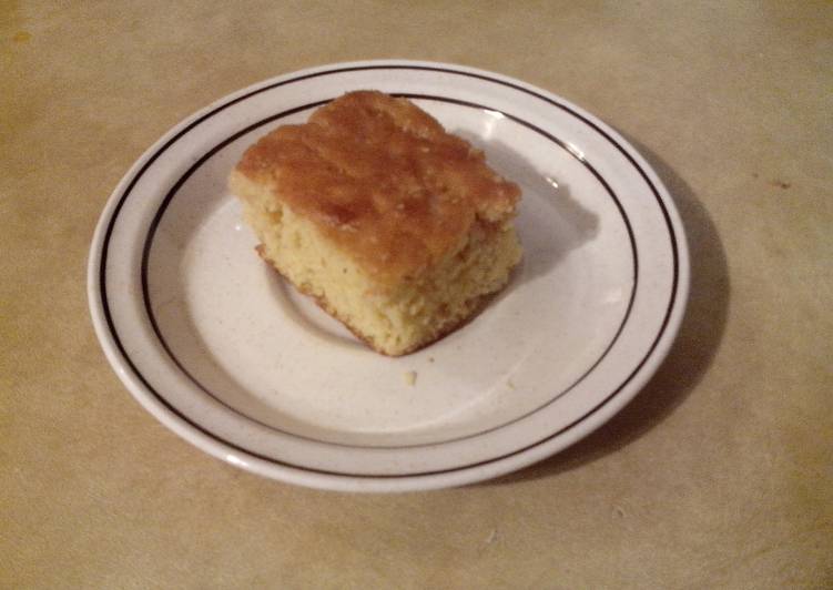 Super Easy Honey Butter Cornbread Recipe by StephieCanCook  Cookpad