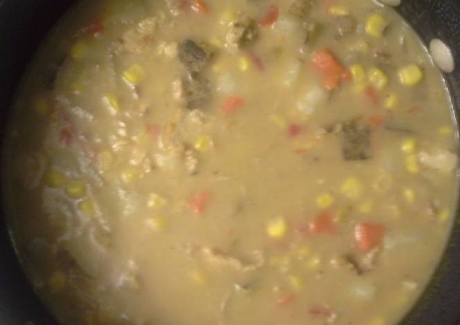 Resep Chicken and Corn Chowder