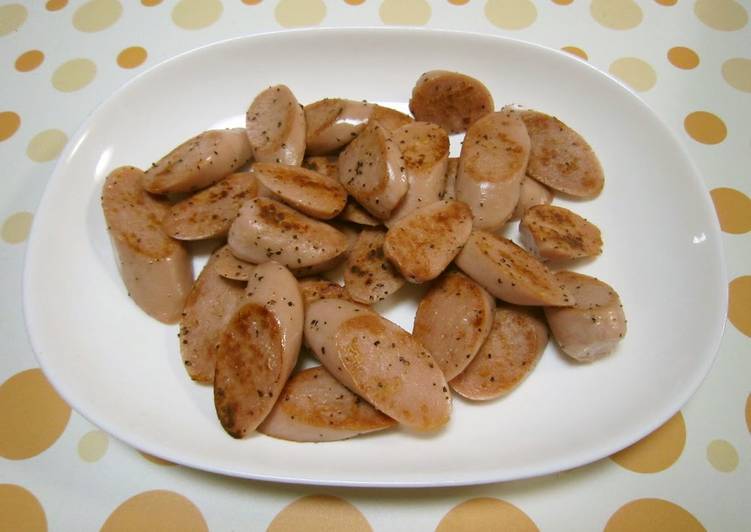 My Hubby's Beer Snack Fried Fish Sausage Recipe by cookpad.japan Cookpad