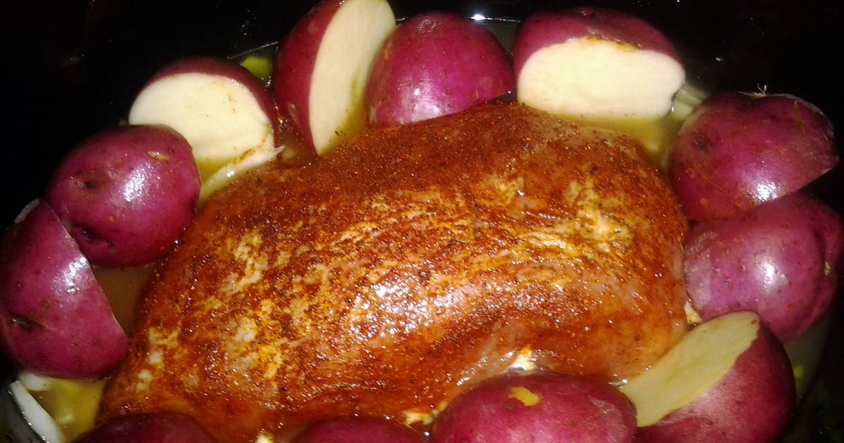 Jessie's slow cooked Pineapple Pork Roast Recipe by jessica.hart.1401