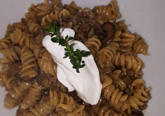 Resep Savory Ground Beef Stroganoff