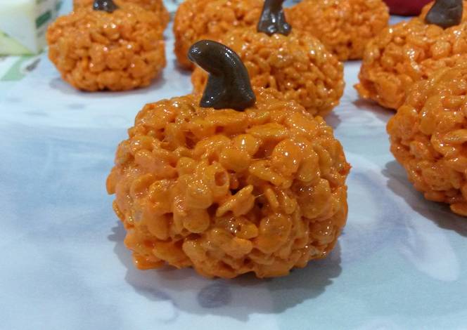 Resep Crispy Pumpkin Treats