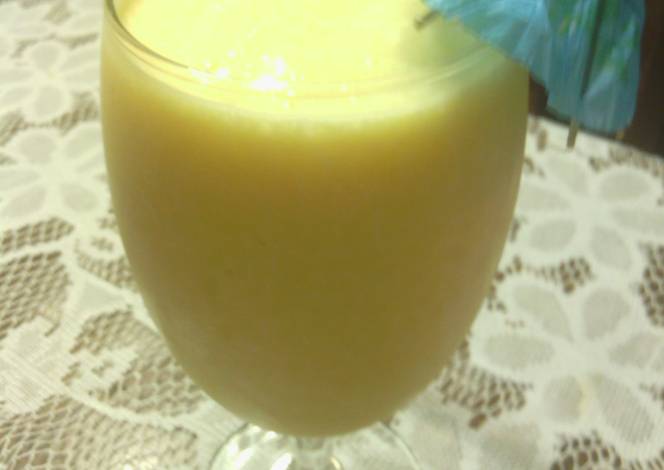 Resep Sun Shines Orange Peach Smoothie