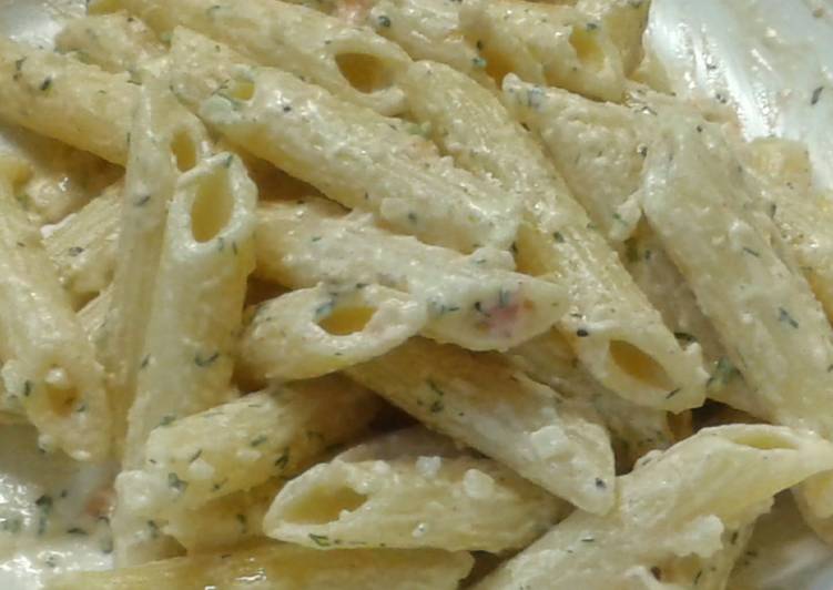 Garlic onion creamy pasta salad Recipe by mtonehongsa Cookpad