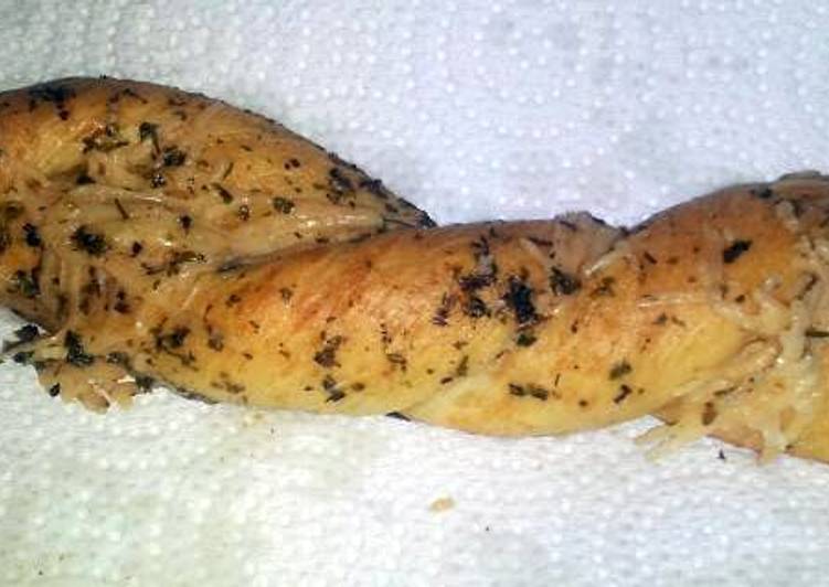 Herbal Buttered Breadsticks from biscuits Recipe by MsKipper Cookpad