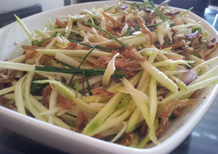 Kerabu mangga (Mango salad from Malaysia) Recipe by Mamta Maya Cookpad