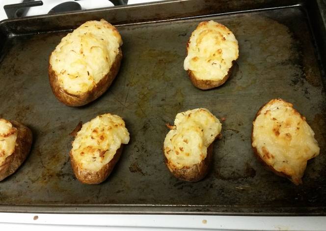 Resep Twice Baked Potato Resep Twice Baked Potato