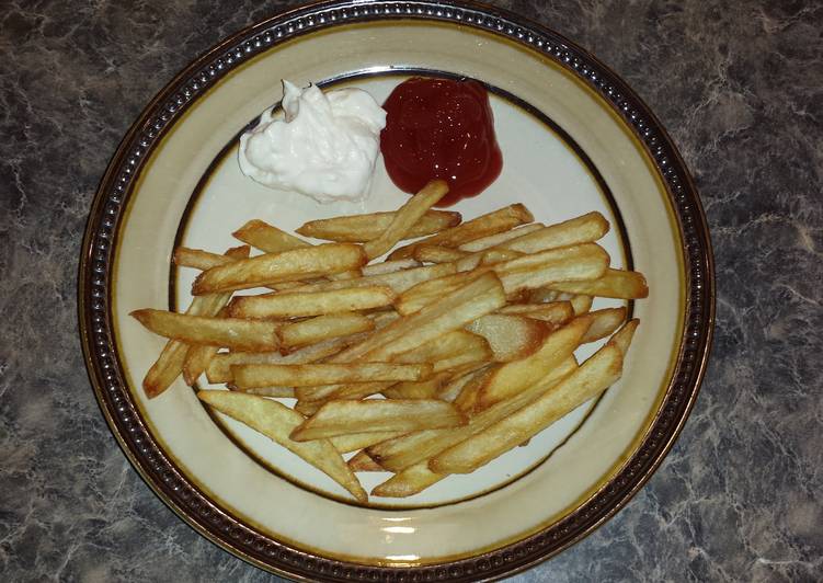 The BEST French fries ever Recipe by Rodney Cookpad