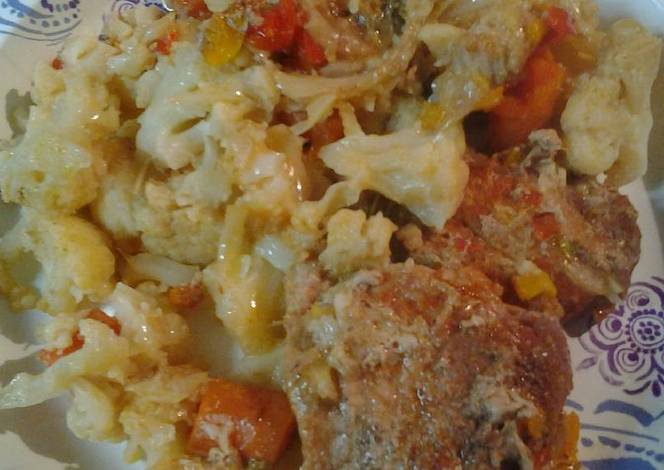 Resep Buttered Curried pork and cauliflower Resep Buttered Curried pork and cauliflower