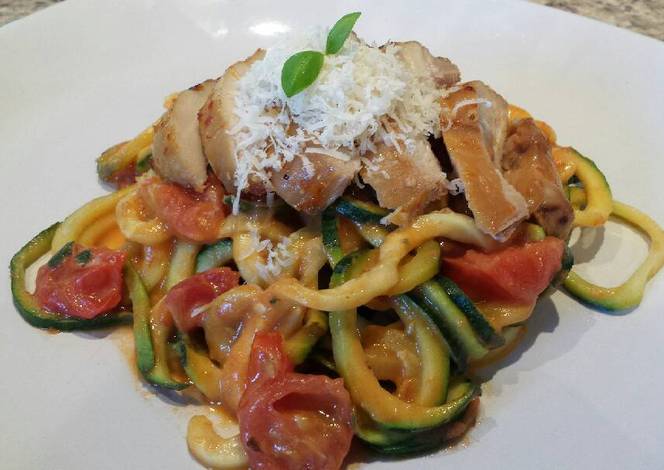 Resep Zucchini Noodle Pasta Resep Zucchini Noodle Pasta