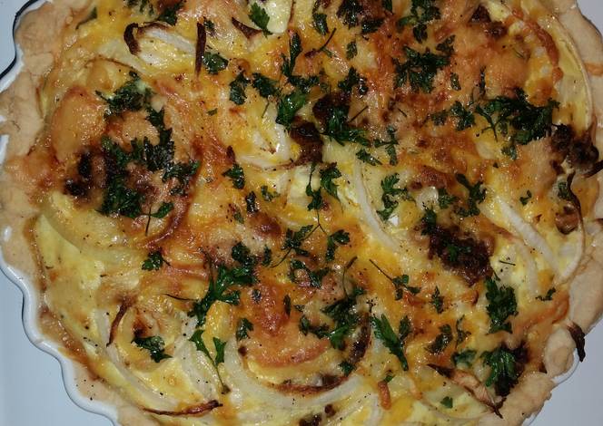 Resep Delicious Cheese Onion Tart Resep Delicious Cheese Onion Tart