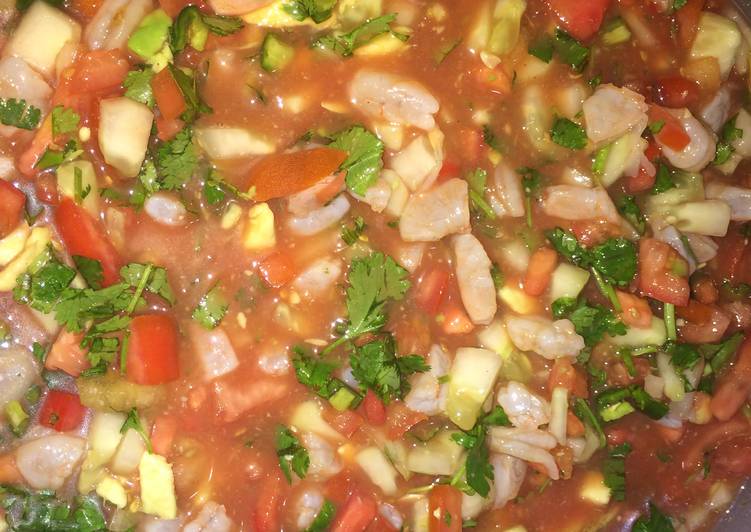 Mexican Style Shrimp Ceviche Recipe by crabby patties - Cookpad