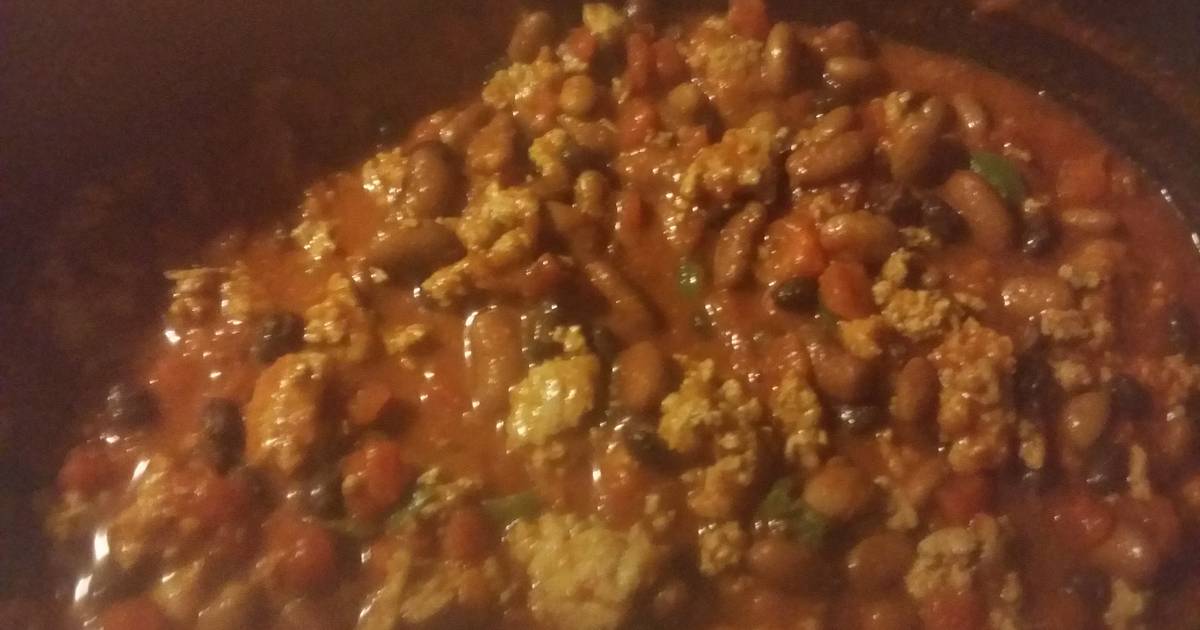 Simple Turkey Chili in the Crock Pot Recipe by Dennis Cookpad