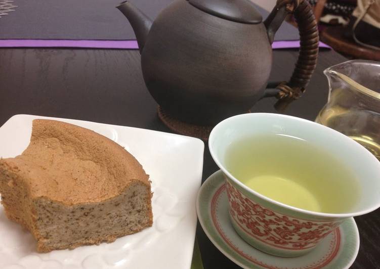 Tohou Bijin Tea (Chinese Tea) Chiffon Cake Recipe by cookpad.japan