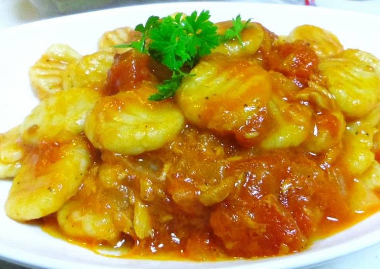 Easy Gnocchi Made with Instant Mashed Potato Flakes Recipe by cookpad ...