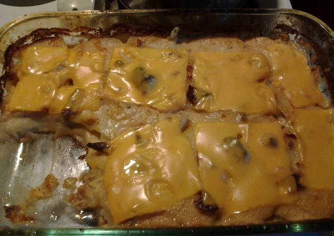 Resep AuGratin Potatoes with Ham Resep AuGratin Potatoes with Ham