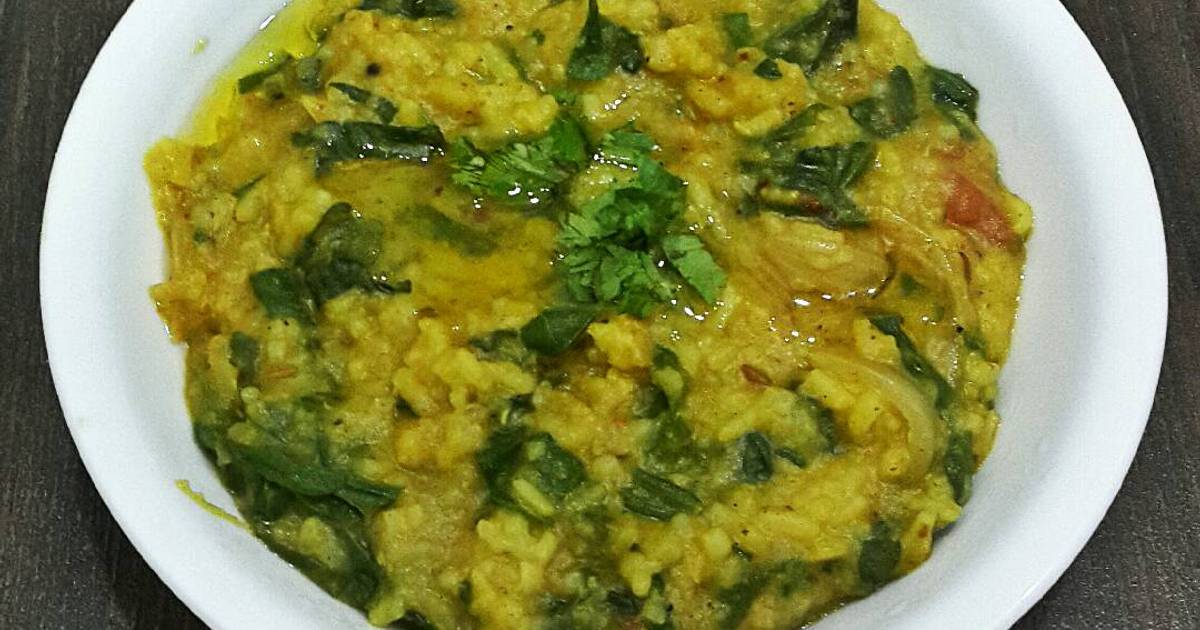 Palak Khichadi (Spinach Rice) Recipe by P. Poonam Cookpad