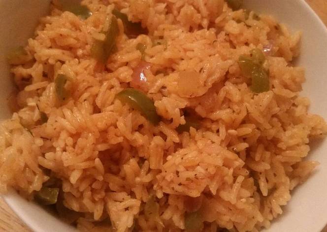 Resep Tomato-Bell Pepper Rice Resep Tomato-Bell Pepper Rice