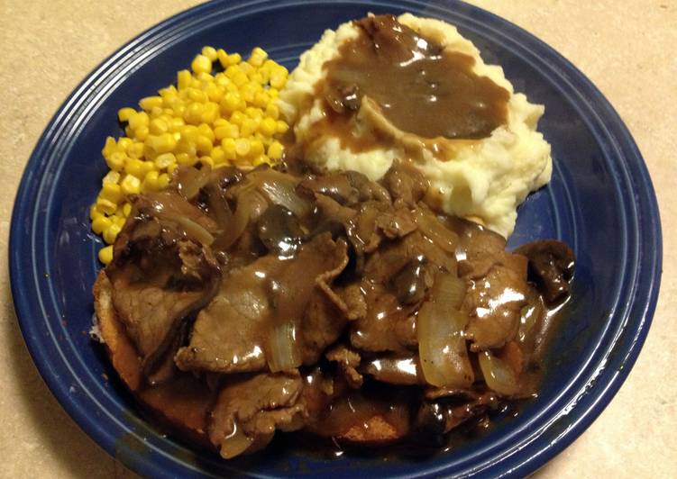 Open Faced Hot Roast Beef Sandwich Recipe