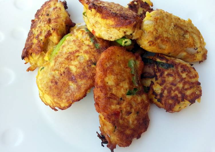 Fried Chicken Fritters Recipe by LG - Cookpad