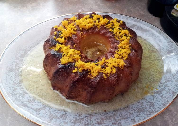 Portuguese Orange Cake with syrup Recipe by steph199267 Cookpad