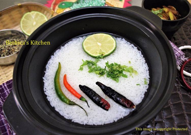 Panta Bhaat (Fermented Rice Bengali Style) Recipe by Bethica Das