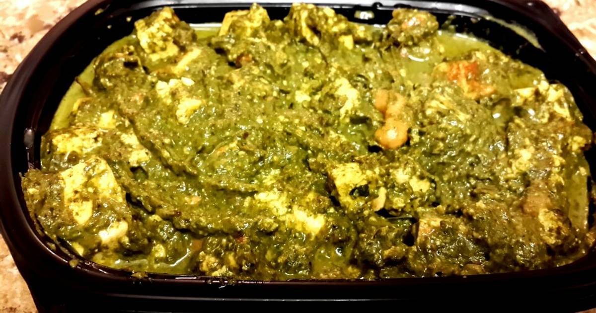 Palak Paneer Spinach And Cottage Cheese Curry Recipe By Kumkum