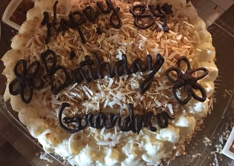 Grandmas famous pineapple coconut cake Recipe by misssarahkaye1213