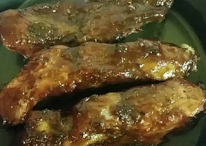 Resep Easy BBQ Ribs in the oven