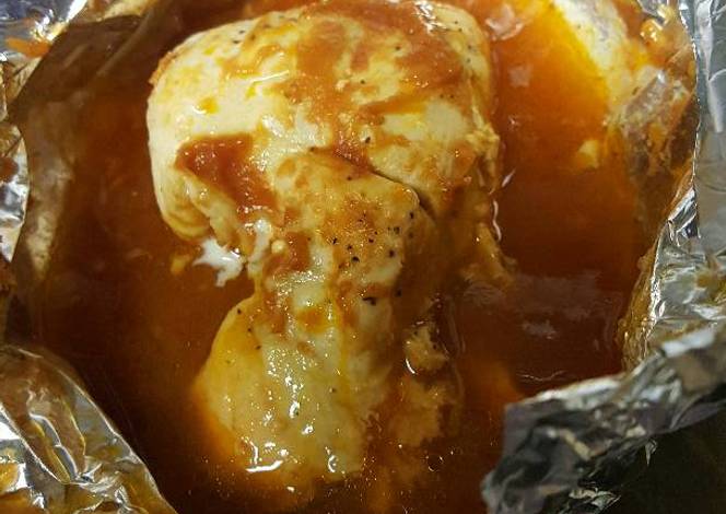 Resep Barbecued Chicken in Foil Resep Barbecued Chicken in Foil