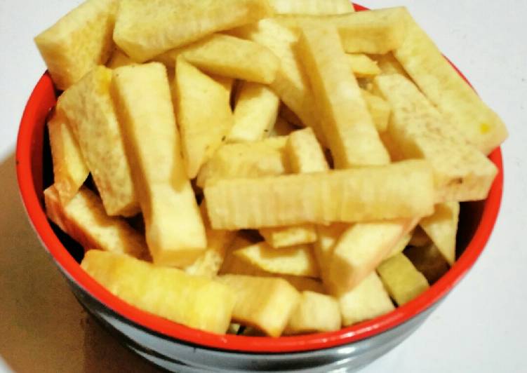 Yam chips Recipe by Slyvin Opara Sylvester - Cookpad