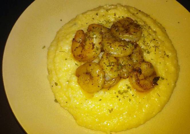 Resep Shrimp n Grits Resep Shrimp n Grits