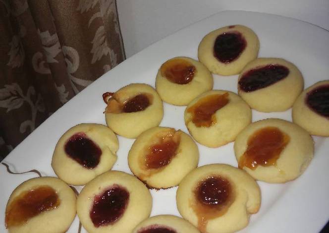 Resep Jam Thumbprint cookies