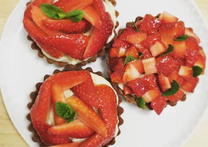 Resep Strawberry tart Resep Strawberry tart