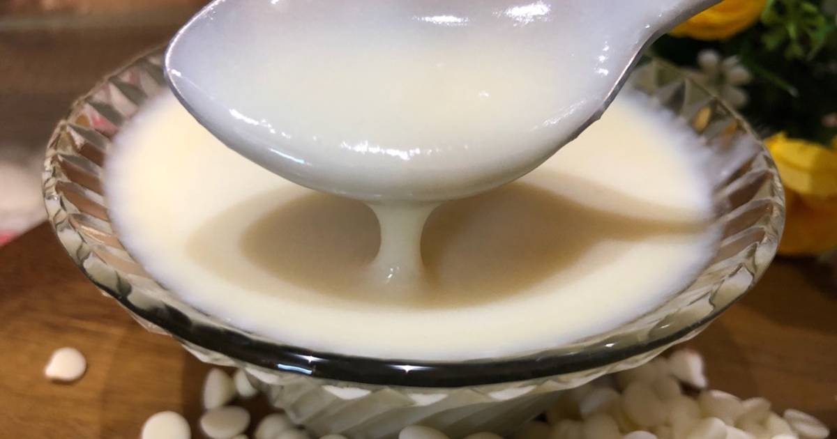 Three Ingredients White Chocolate Glaze Recipe by MadAboutCooking - Cookpad
