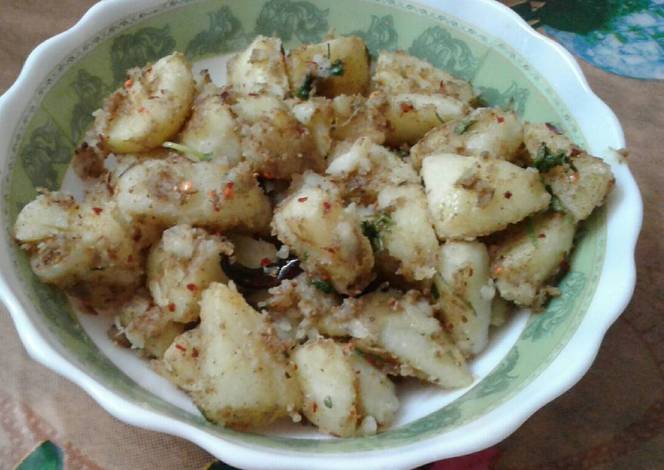 Resep Alu chaat Resep Alu chaat