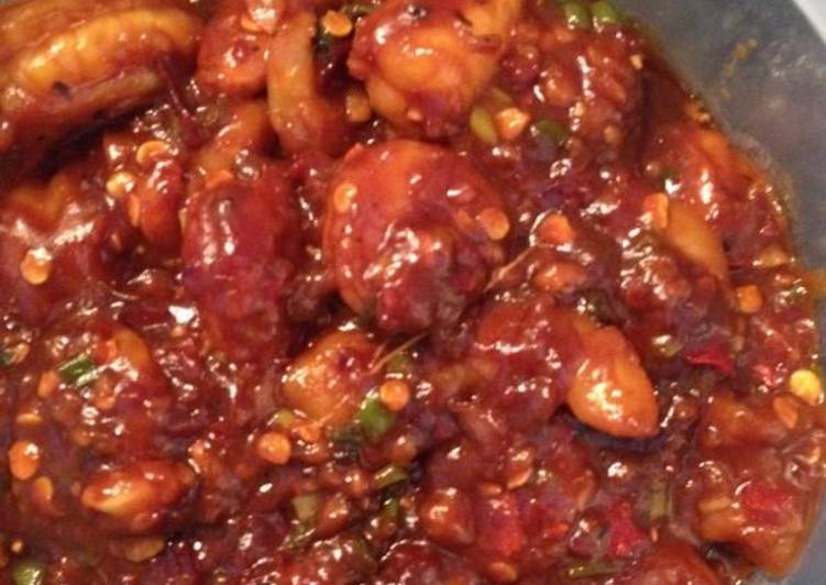 Chilli Honey Garlic Prawns Recipe by Lenita Johan Cookpad