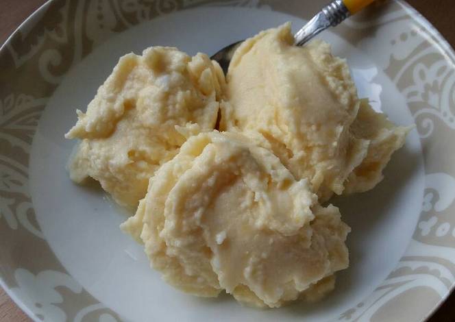 Resep Vickys Dole Whip (Pineapple Ice Cream) Resep Vickys Dole Whip (Pineapple Ice Cream)