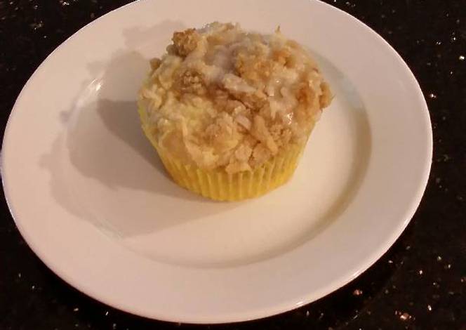 Resep Lemon Coconut Crumb Muffins